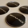 original.jpeg 4 pcs (Set) 65mm - 2.56inch Black AMG Wheel Center Hub Caps Stickers