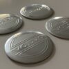 original.jpeg 4 pcs (Set) 56mm - 2.20inch Silver Volvo Wheel Center Hub Caps Stickers
