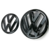 original.png 2 pcs Front & Back (Set) Volkswagen Glossy Black Front Grill Badge + Rear Trunk Lid Emblem Logo for Golf MK6
