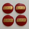 original.jpeg 4 pcs (Set) 65mm - 2.56inch Red & Gold BBS Wheel Center Hub Caps Stickers