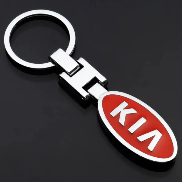 original.png 1 pcs High Quality Red KIA Metal Keychain
