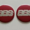 original.jpeg 4 pcs (Set) 56mm - 2.20inch Red & Silver BBS Wheel Center Hub Caps Stickers