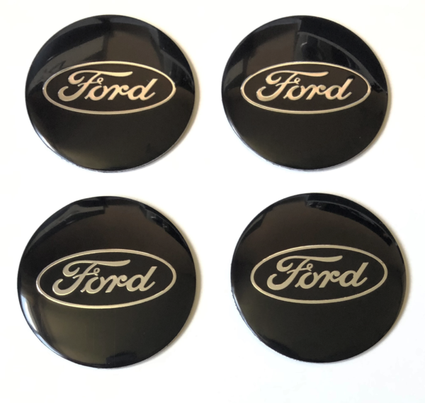 original.png 4 pcs (Set) 56mm - 2.20inch Black Ford Wheel Center Hub Caps Stickers