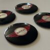 original.jpeg 4 pcs (Set) 50mm - 1.97inch Black & Red Mini Cooper Wheel Center Hub Caps Stickers