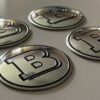 original.jpeg 4 pcs (Set) 56mm - 2.20inch Silver BRABUS Wheel Center Hub Caps Stickers
