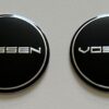 original.jpeg 4 pcs (Set) 56mm - 2.20inch Black Vossen Wheel Center Hub Caps Stickers
