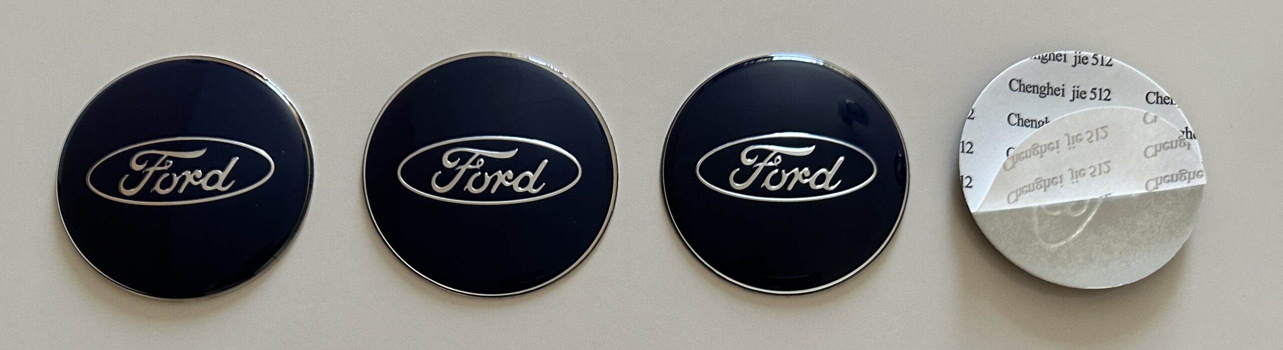 original.jpeg 4 pcs (Set) 65mm - 2.56inch Dark Blue Ford Wheel Center Hub Caps Stickers