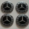 original.jpeg 4 pcs (Set) 75mm - 2.95inch Black Mercedes Benz Wheel Center Hub Caps Stickers