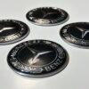 original.jpeg 4 pcs (Set) 56mm - 2.20inch Black Mercedes Benz Wheel Center Hub Caps Stickers - Classic Look
