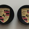 original.jpeg 4 pcs (Set) 65mm - 2.56inch Black Porsche Wheel Center Hub Caps