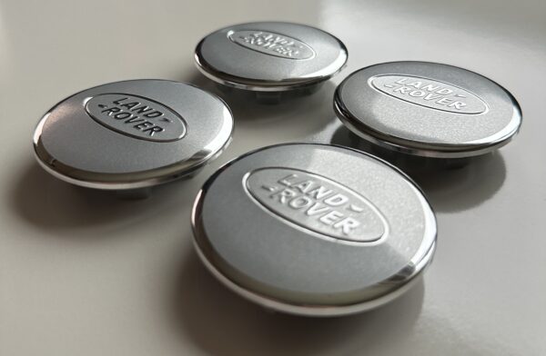 original.jpeg 4 pcs (Set) 63mm - 2.48inch Silver Land Rover Wheel Center Hub Caps