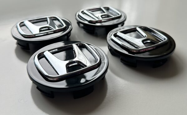original.jpeg 4 pcs (Set) 69mm - 2.71inch Black Honda Wheel Center Hub Caps