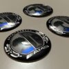 4 pcs (Set) 65mm - 2.56inch AMG Affalterbach Wheel Center Hub Caps Stickers