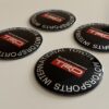 original.jpeg 4 pcs (Set) 56mm - 2.20inch Black Toyota TRD Wheel Center Hub Caps Stickers