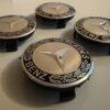 original.jpeg 4 pcs (Set) 75mm - 2.95inch Silver & Black Mercedes Benz Wheel Center Hub Caps
