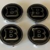 original.jpeg 4 pcs (Set) 68mm - 2.68inch Black BRABUS Wheel Center Hub Caps