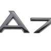 original.png 1 pcs Glossy Black Audi A7 Emblem Sticker