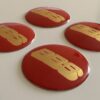 original.jpeg 4 pcs (Set) 70mm - 2.75inch Red & Gold BBS Wheel Center Hub Caps Stickers