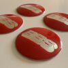 original.jpeg 4 pcs (Set) 70mm - 2.75inch Red & Silver BBS Wheel Center Hub Caps Stickers