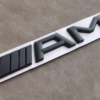 original.png 1 pcs Black Matte 3D AMG Metal Emblem Sticker
