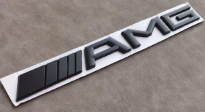 original.png 1 pcs Black Matte 3D AMG Metal Emblem Sticker