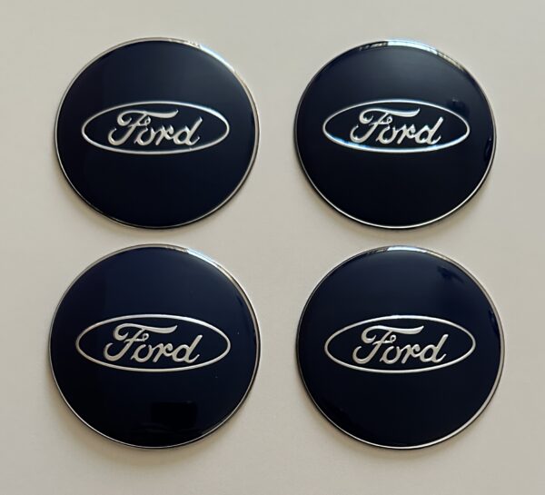 original.jpeg 4 pcs (Set) 65mm - 2.56inch Dark Blue Ford Wheel Center Hub Caps Stickers