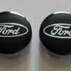 4 pcs (Set) 54mm - 2.13inch Black Ford Wheel Center Hub Caps