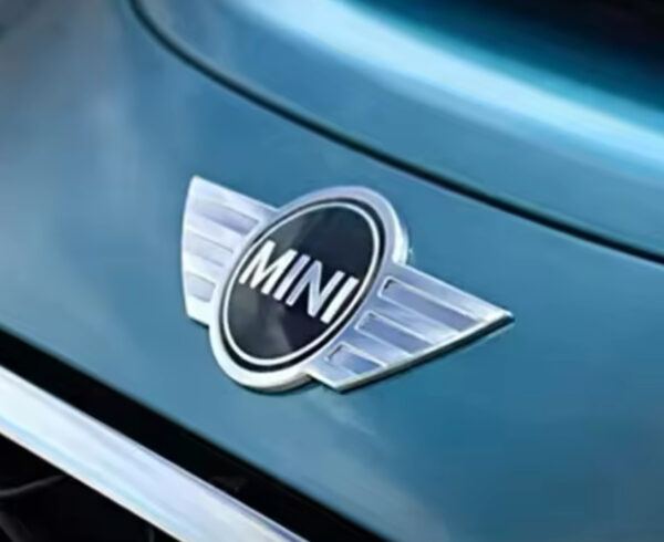 1 pcs Silver 3D Mini Cooper Metal Emblem Sticker for Hood & Trunk