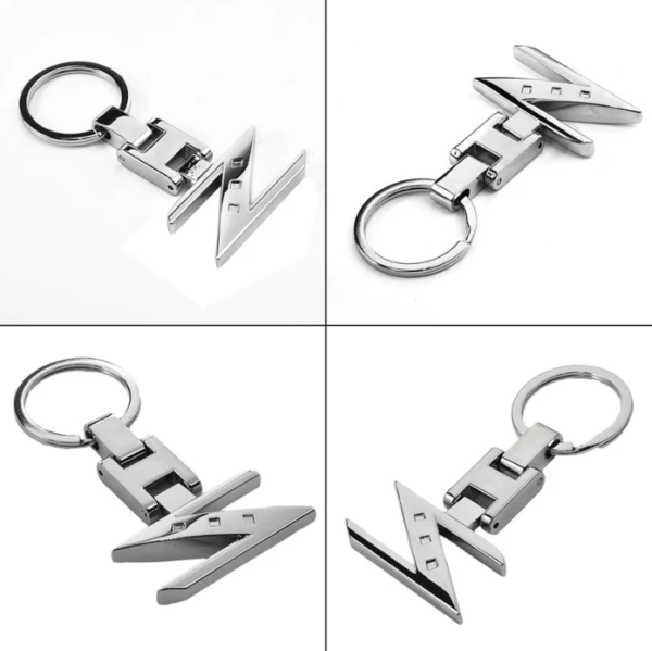 original.png 1 pcs High Quality Silver Nissan 350Z Metal Keychain