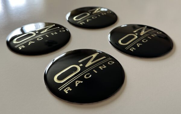 original.jpeg 4 pcs (Set) 65mm - 2.56inch Black OZ Racing Wheel Center Hub Caps Stickers