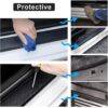 4 pcs Carbon Fiber Car Door Sill Scuff Protector Set for Volvo - Anti-Scratch Strip