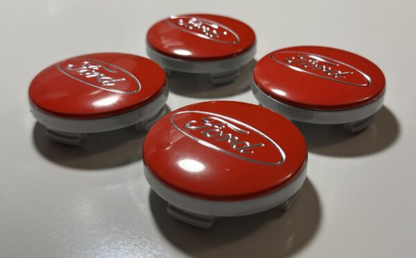 original.jpeg 4 pcs (Set) 54mm - 2.13inch Red Ford Wheel Center Hub Caps