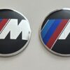 original.jpeg 4 pcs (Set) 56mm - 2.20inch Black BMW M Wheel Center Hub Caps Stickers