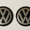 original.jpeg 4 pcs (Set) 65mm - 2.56inch Black Volkswagen Wheel Center Hub Caps Stickers