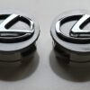 4 pcs (Set) 62mm - 2.44inch Gray Lexus Wheel Center Hub Caps