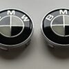 original.jpeg 4 pcs (Set) 68mm - 2.68inch Black & White BMW Wheel Center Hub Caps
