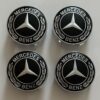 original.jpeg 4 pcs (Set) 68mm - 2.68inch Black Mercedes Benz Wheel Center Hub Caps