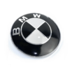original.png 1 pcs 82mm Black & White BMW Bonnet / Hood Badge Emblem