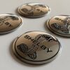 original.jpeg 4 pcs (Set) 56mm - 2.20inch Silver Shelby Wheel Center Hub Caps Stickers