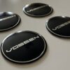 original.jpeg 4 pcs (Set) 56mm - 2.20inch Black Vossen Wheel Center Hub Caps Stickers