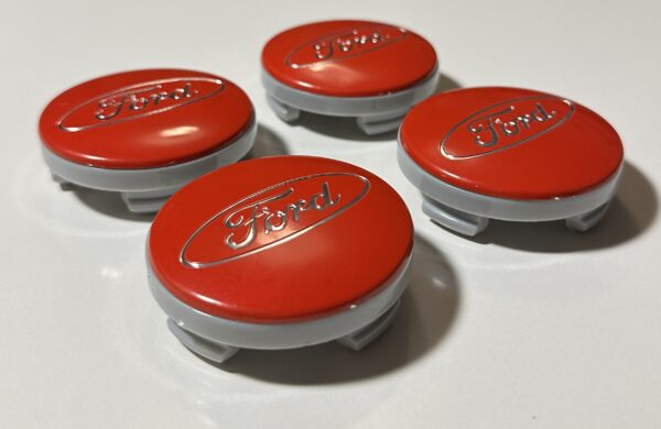 original.jpeg 4 pcs (Set) 54mm - 2.13inch Red Ford Wheel Center Hub Caps