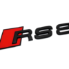 original.png 1 pcs Black Audi RS8 Metal Emblem Sticker