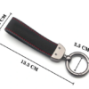 original.png 1 pcs High Quality Alcantara Porsche Keychain