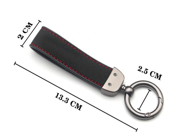 original.png 1 pcs High Quality Alcantara Porsche Keychain