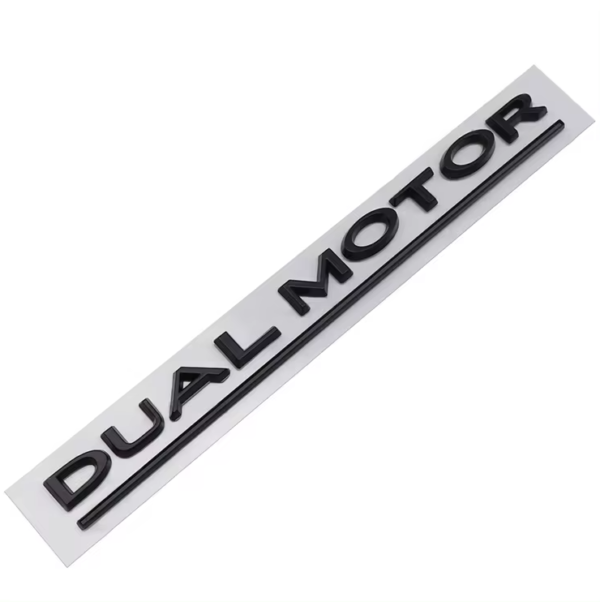 original.png 1 pcs Black Tesla Dual Motor Emblem for Tesla Model X S 3 Y