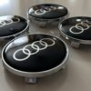 original.jpeg 4 pcs (Set) 68mm - 2.68inch Black Audi Wheel Center Hub Caps without Outer ring