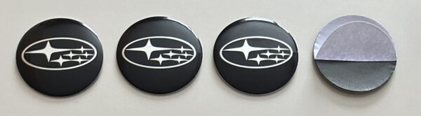 original.jpeg 4 pcs (Set) 56mm - 2.20inch Black Subaru Wheel Center Hub Caps Stickers