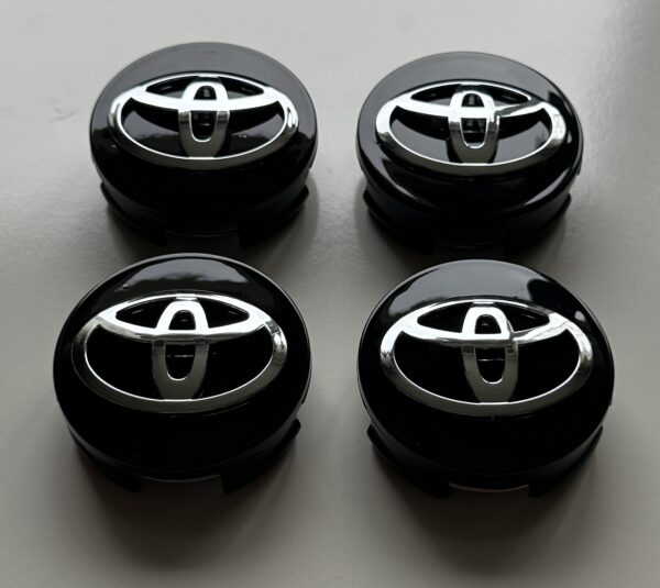original.jpeg 4 pcs (Set) 62mm - 2.44inch Black Toyota Wheel Center Hub Caps