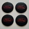 original.jpeg 4 pcs (Set) 56mm - 2.20inch Black & Red Ford Wheel Center Hub Caps Stickers