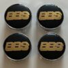 original.jpeg 4 pcs (Set) 60mm - 2.36inch Black & Gold BBS Wheel Center Hub Caps